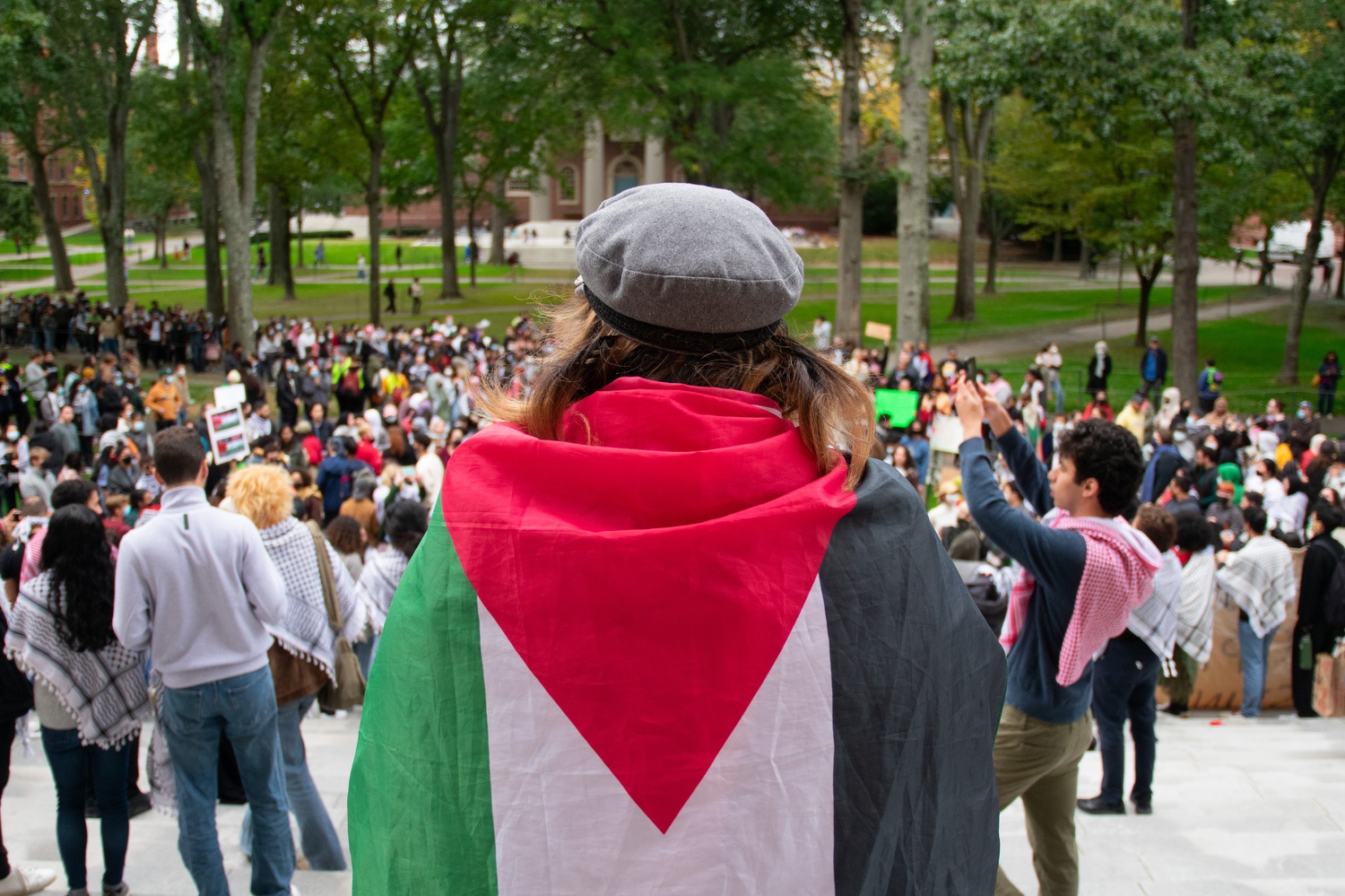 More than 1,000 gather at Harvards University to liberate Palestine ahead of expected Gaza invasion |  News |  Harvard Crimson