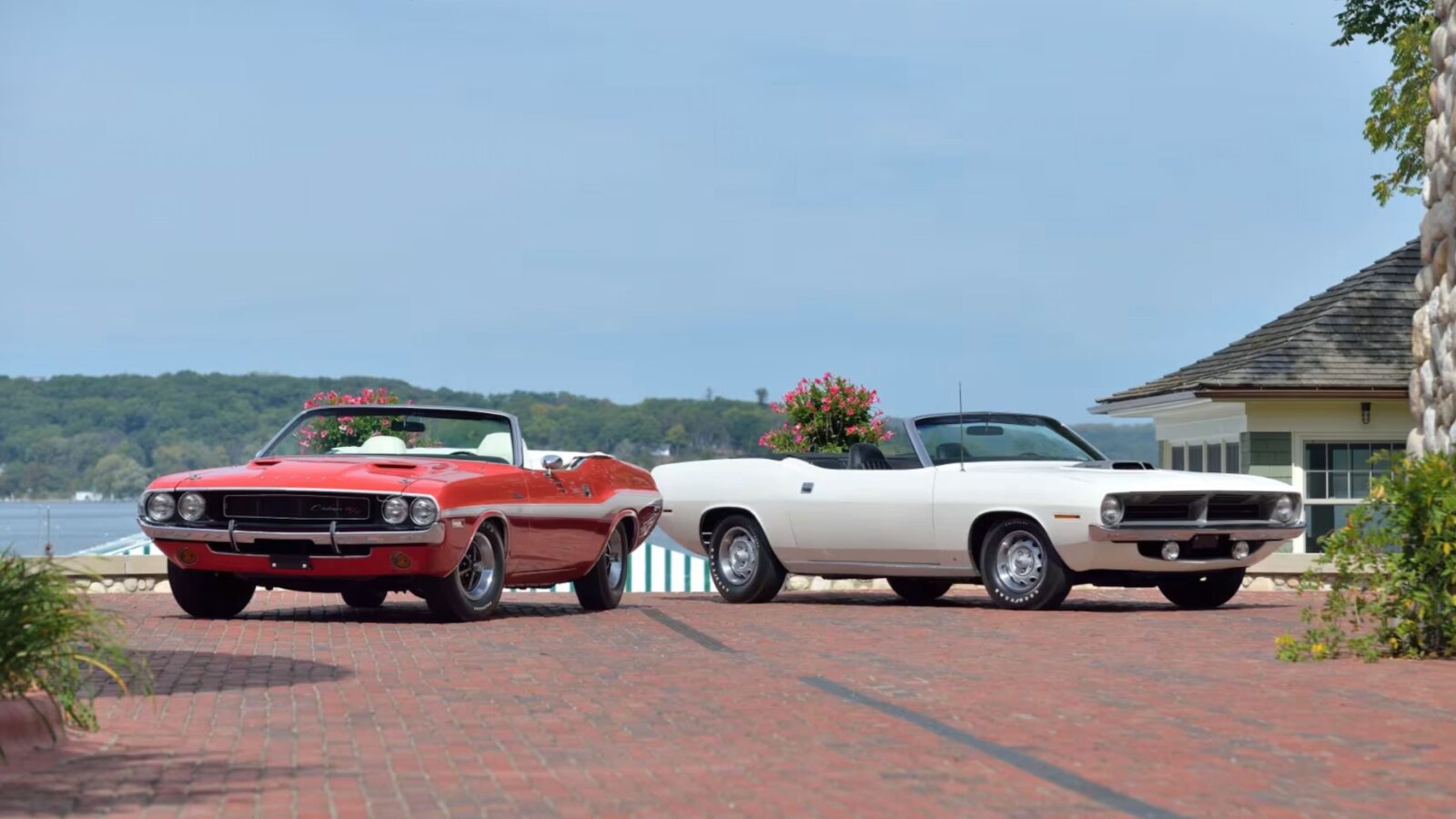 1970 Dodge Challenger R/T and Plymouth 'Cuda convertible pilot cars head to auction