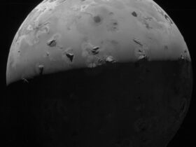 A NASA Spacecraft Just Had A Close Encounter With A Volcanic Moon—See The Stunning First Image