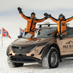 An EV completed the first-ever drive from magnetic North Pole to South Pole