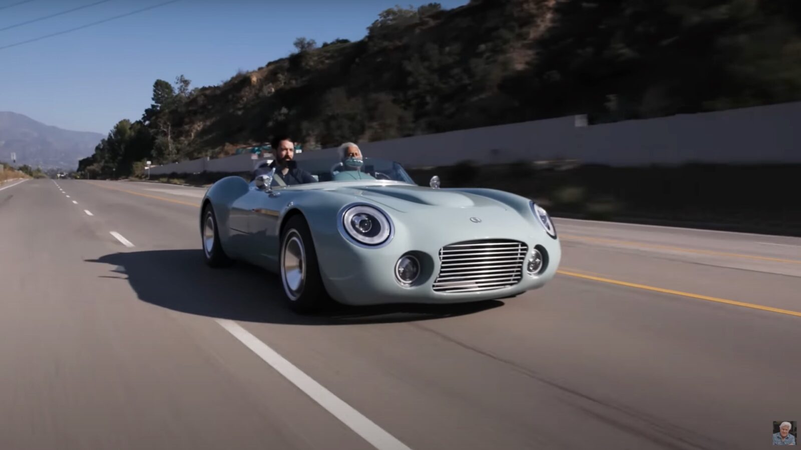 One-off Lanark DS electric roadster glides into Jay Leno's Garage