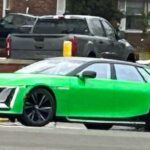 Sensationally green Cadillac Celestiq spotted on Woodward Avenue