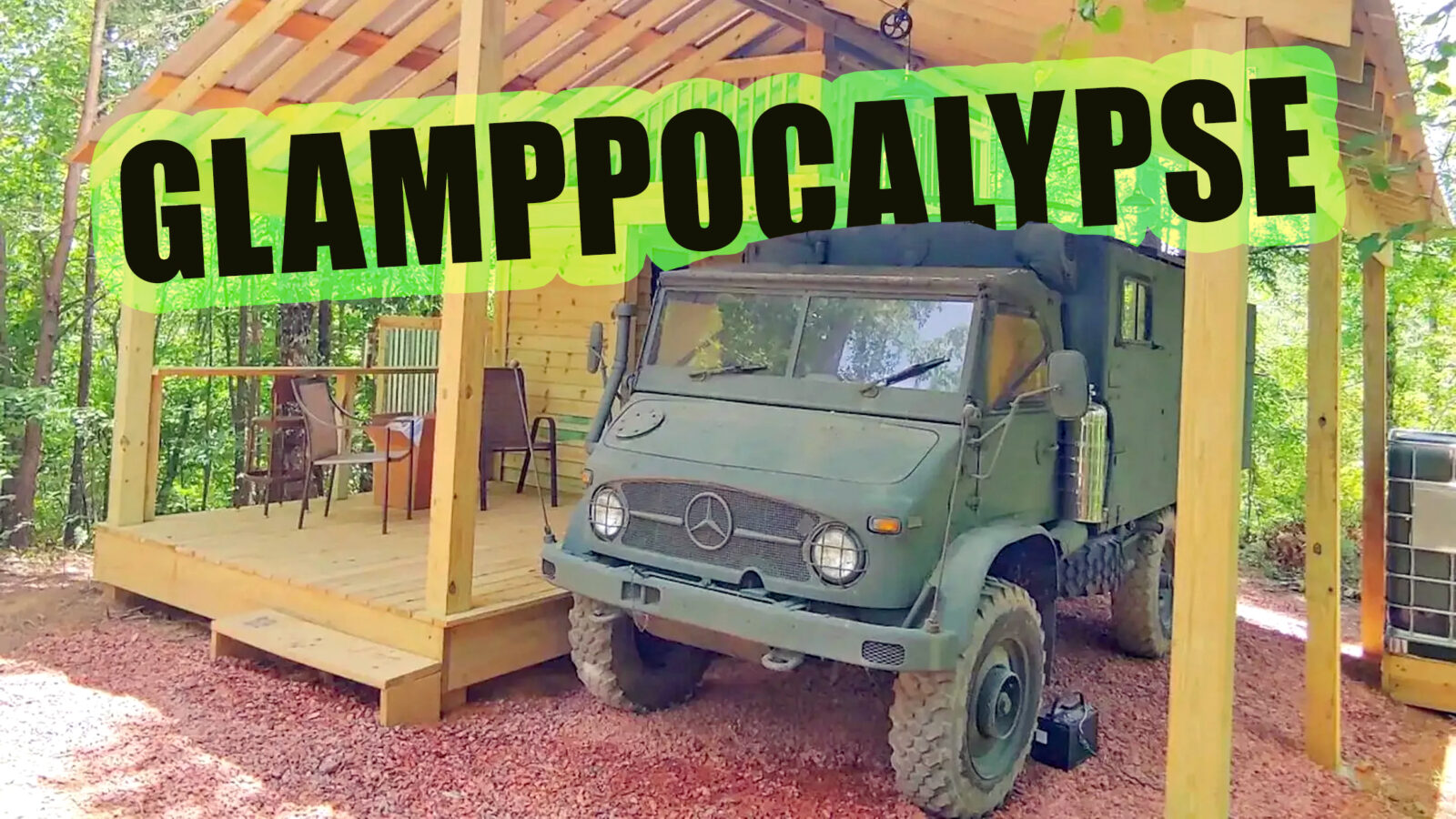 Glamp Out In A Mercedes Unimog From ‘The Walking Dead’ And ‘The Hunger Games’ On Airbnb
