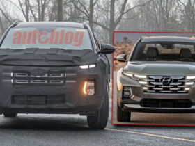 Hyundai Santa Cruz spy photos reveal light refresh