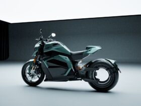 The hubless electric motorcycle with sci-fi style and a great name