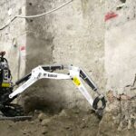 E-quipment highlight: Bobcat E10e excavates under St. Jerome’s in Naples