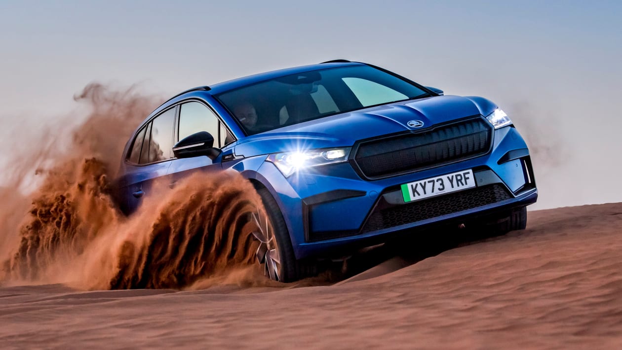 Skoda Enyaq in the Sahara - pictures