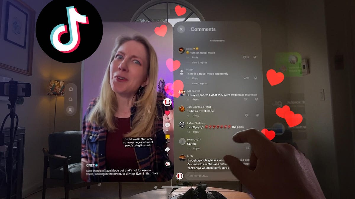 TikTok on the Vision Pro: How Does It Work? - Video