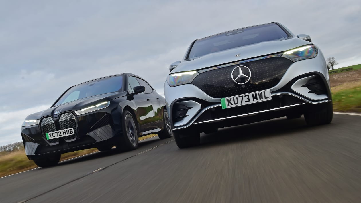 BMW iX vs Mercedes EQE SUV 2024 twin test: which is the best posh electric SUV?