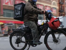 New York City is testing public e-bike charging stations for delivery workers