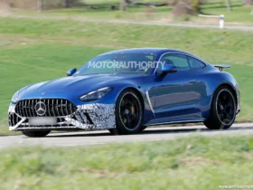Potential 2026 Mercedes-AMG GT 63 S spied for first time