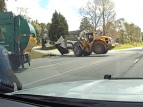 Sometimes, it takes a front loader to stop a front loader