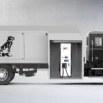 This new Mack MD Electric is a mobile EV charging station