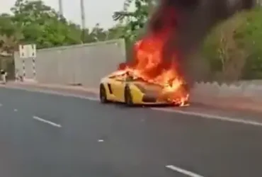 Car Salesman Burns Down Lamborghini In Commission Dispute With Colleague